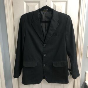 Van Heusen Boys Suit Jacket Size 18 Black